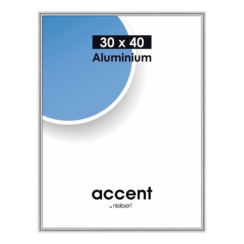 Design Nielsen Nielsen Frame di foto 59844 Accent Mat Silver 30x45 cm