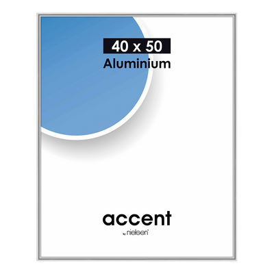 Design Nielsen Nielsen Frame di foto 52524 Mat Accent Silver 40x50 cm