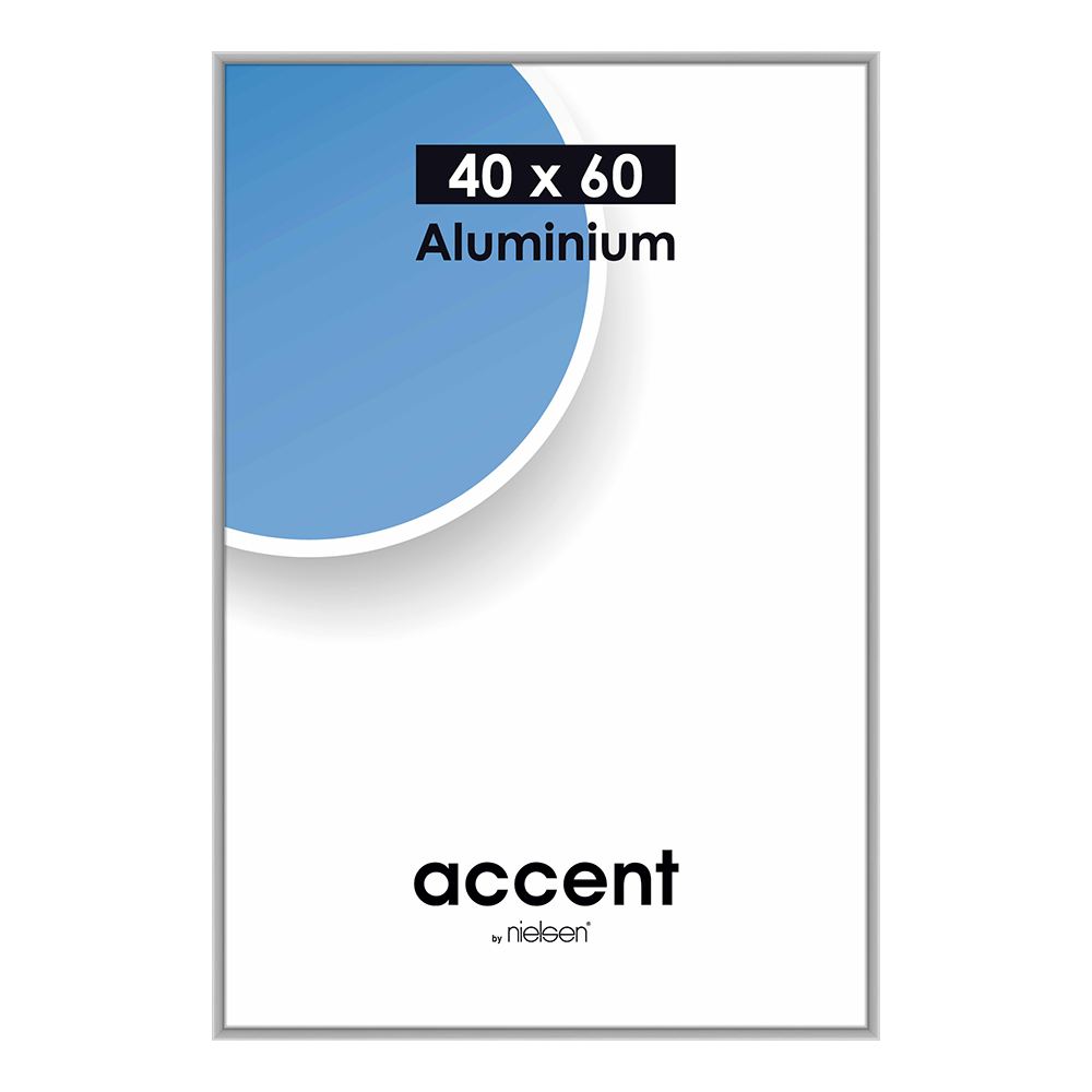 Design Nielsen Nielsen Frame di foto 55124 Mat Accent Silver 40x60 cm
