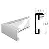 Nielsen design cornice portafoto nielsen 52431 accent perla mercurio 30x40 cm