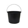 Emmer plastic zwart 12 liter