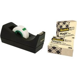 Dispenser nastro adesivo c38 scotch + 3 rotoli