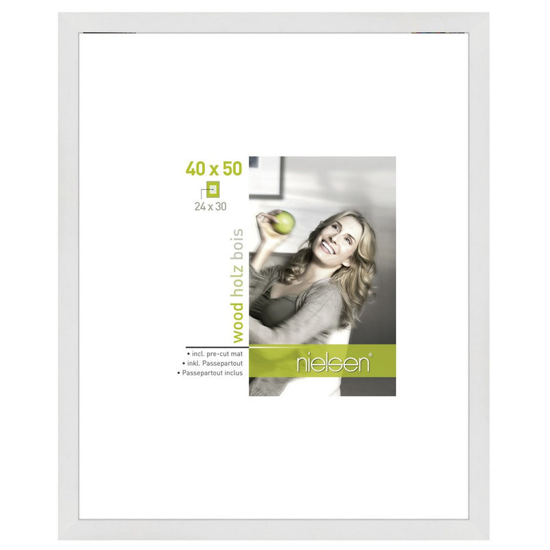 Design Nielsen Marco de fotos Nielsen 8988022 Apollon White 40x50 24x30 cm