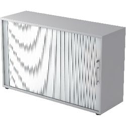 Bach armadio con ante a rulli Hammerer Matrix 200 x 40 x 74,8 cm grigio, argento