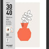 Nielsen design nielsen fotolijst 3230201 wood 19 zwart 30x40 cm