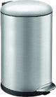 Eko belle deluxe pedaalemmer 20 liter – prullenbak met uitneembare afvalemmer – fingerprint-proof – soft-close – h48.4xl36.4xb33 cm – mat zilver