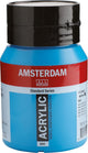 Pintura acrílica serie estándar Amsterdam bote 500 ml azul brillante 564