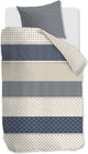 Copripiumino Riviera maison corde - singolo - 140x200 220 - blu navy