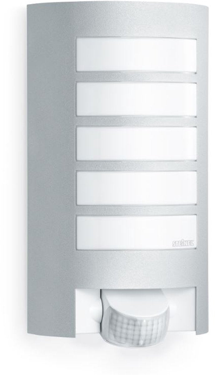 Steinel l12 design - Lámpara LED para exterior - detector de movimiento - E27 - plateado