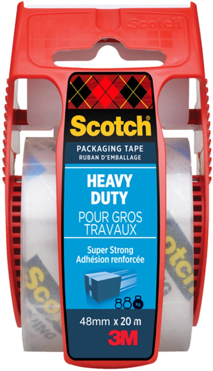 Nastro da imballo su dispenser scotch 50mmx20m trasparente