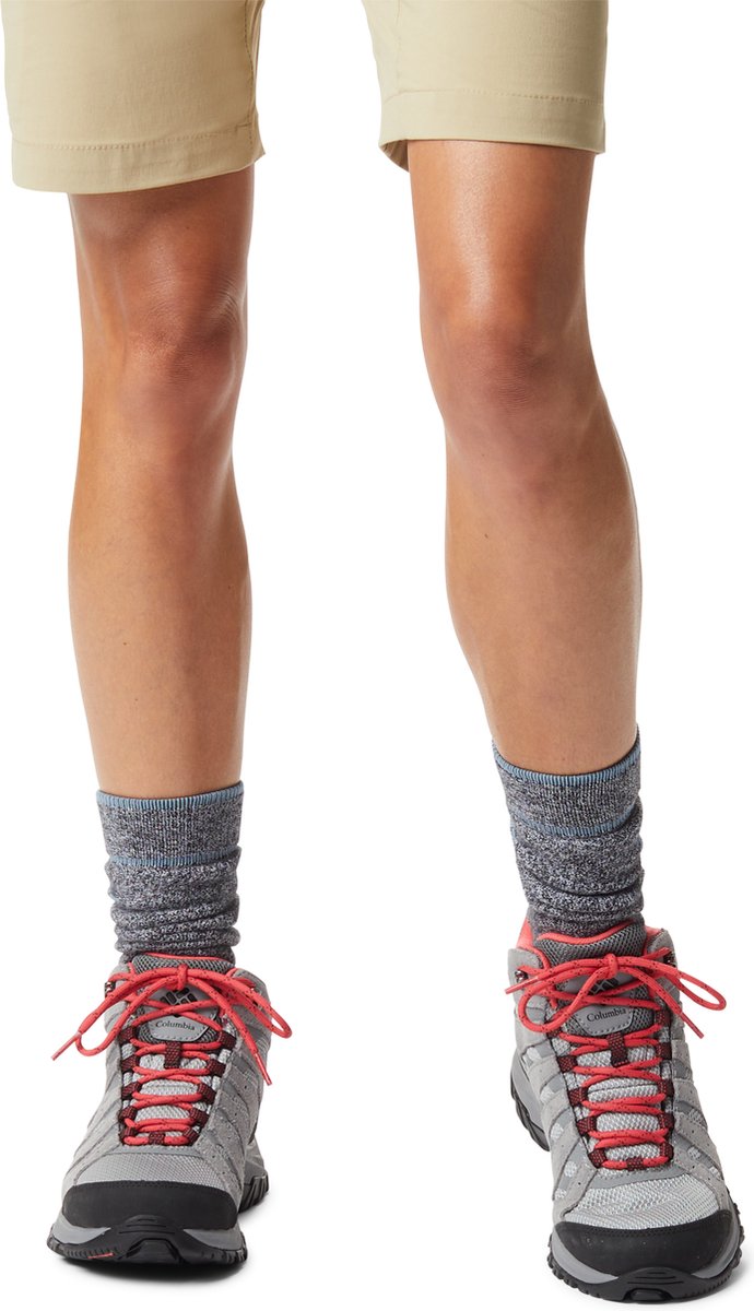Scarponi da trekking Columbia Redmond III Mid impermeabili da donna - vapore, rosso corallo