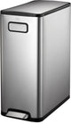 Eko - ecofly pedaalemmer 30 liter - stainless steel - mat rvs - prullenbak