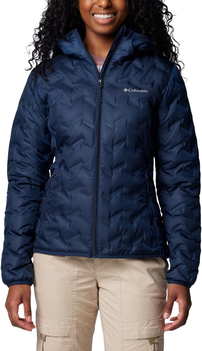 Columbia Delta Ridge™ II Down Hooded Jacket Chaqueta de exterior para mujer - Collegiate Navy - Talla XL