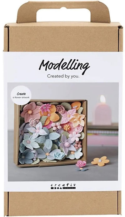 Set hobby per modellismo Creative Company, fiori, colori pastello, 1 scatola