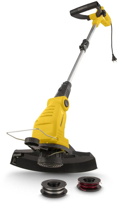 Cortacésped eléctrico Powerplus powxg30031 - 450 w y 300 mm ø, herramienta de jardín 2 en 1 como cortacésped y bordeadora para tu jardín