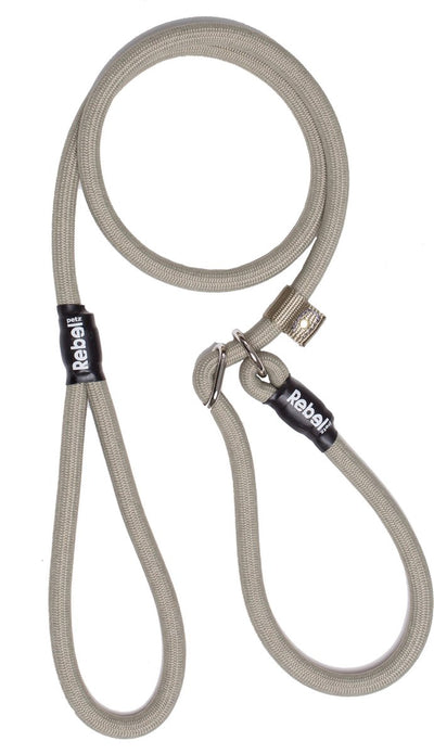Guinzaglio per cani Rebel Petz - guinzaglio da addestramento - tortora - l - 12 mm x 140 cm