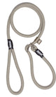 Correa para perros Rebel Petz - correa de entrenamiento - gris pardo - l - 12 mm x 140 cm