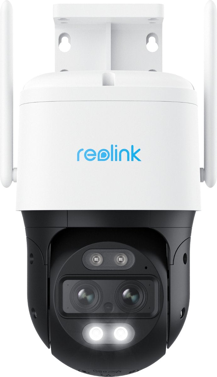 Reolink Telecamera di sicurezza esterna 4K wireless, tracciamento zoom automatico, Wi-Fi 2,4 5 GHz, mix di tracce per visione notturna a colori