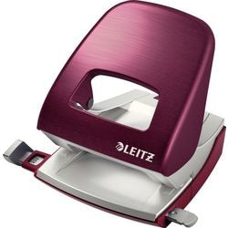 Leitz perforator style new nexxt rood 2-gaats 30 vel