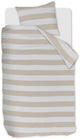 Copripiumino rigato Riviera maison - singolo - 140x200 220 - sabbia