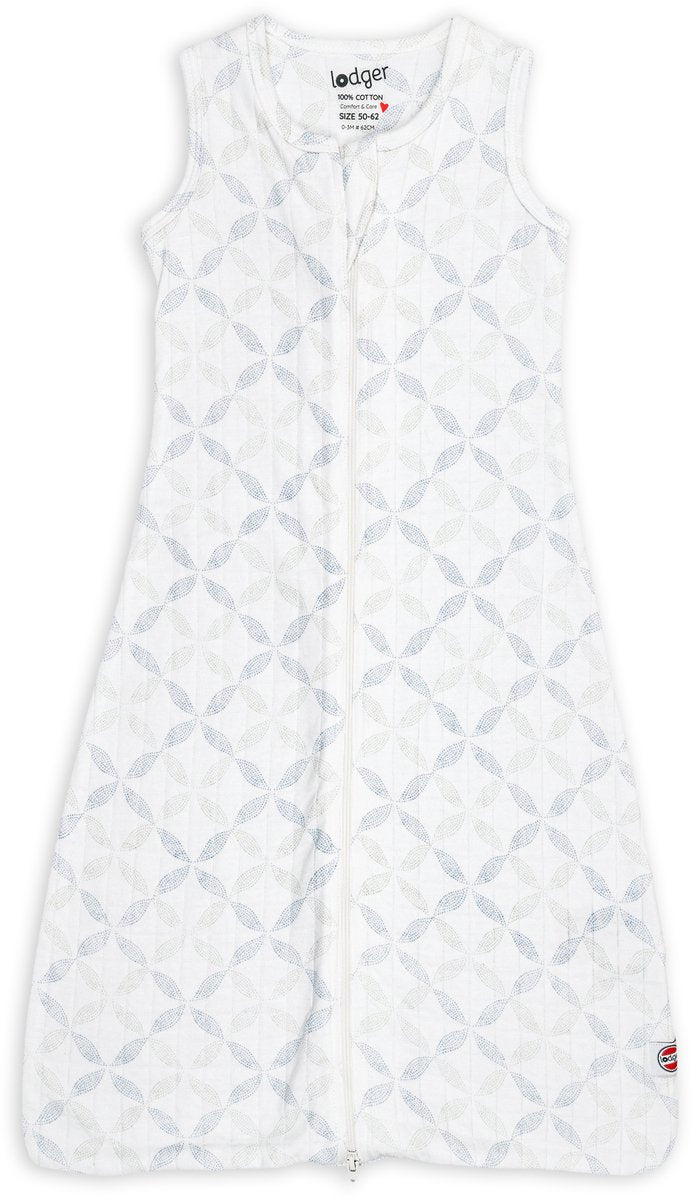 Lodger hopper - saco de dormir de verano para bebé - hidrófilo - verde - 62 cm - 0,3 tog - algodón orgánico