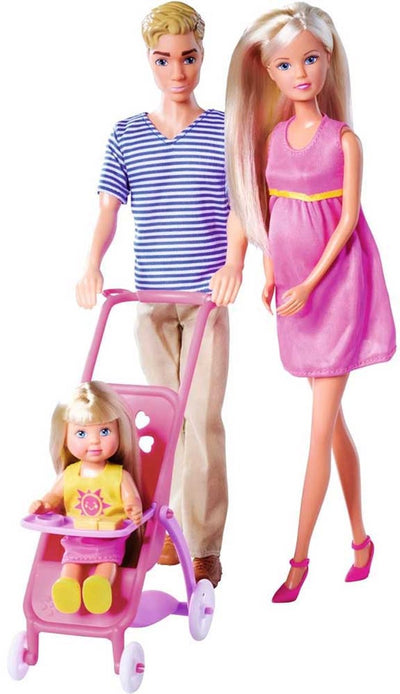 Simba steffi love happy family doll pink - 105733673