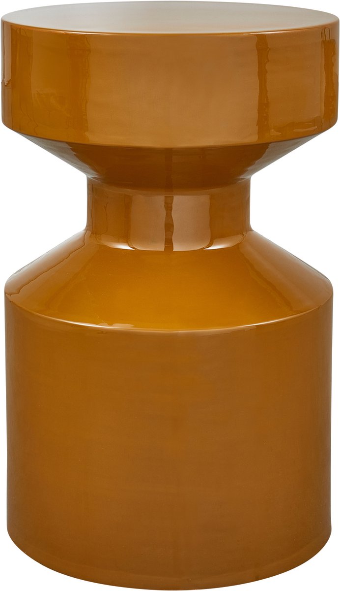 Woood ferry bijzettafel - metaal - honinggeel - 47x30x30