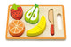 Cortar la fruta. +18 meses