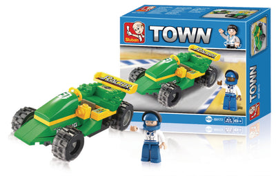 Sluban City Motors M38-B0172 Streetracer de 63 piezas
