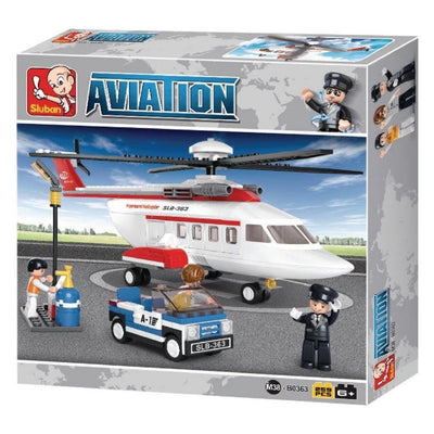 Caja de construcción de helicópteros Sluban