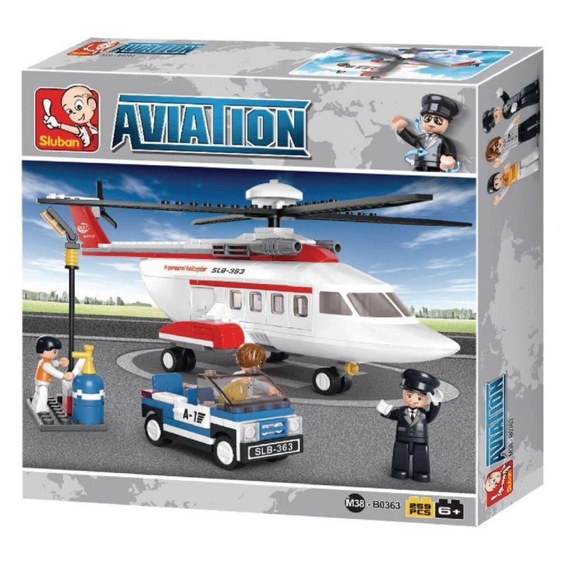 Caja de construcción de helicópteros Sluban