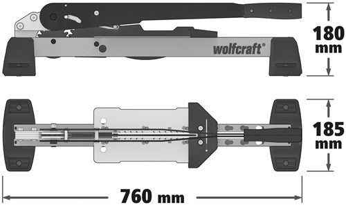 Wolfcraft Wolfcraft Vinylen Laminate Cutter VLC 1000