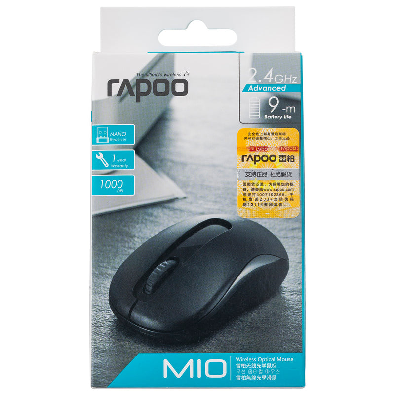 Rapoo Mouse Opt. 2.4GHz negro M10