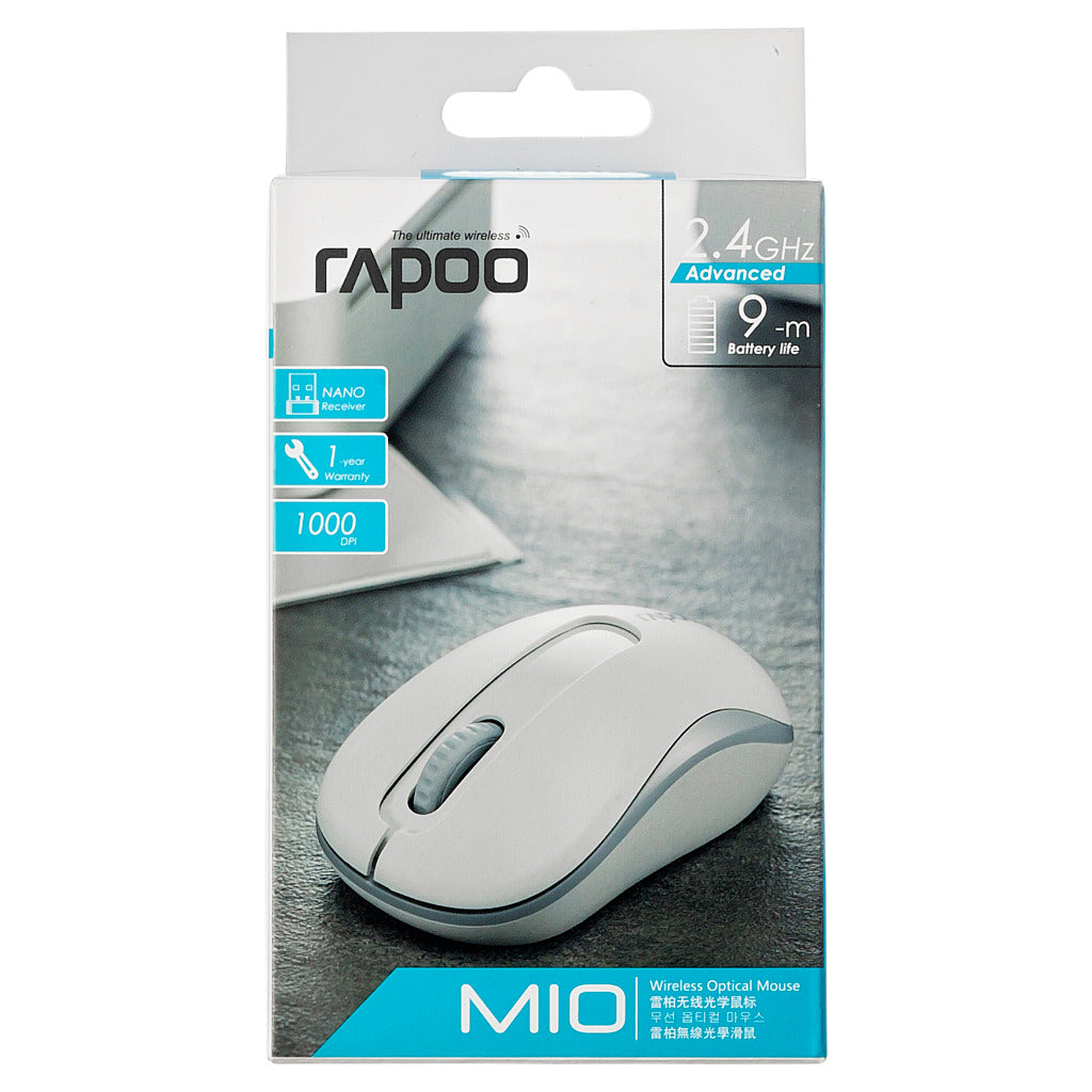 Rapoo Rapoo Mouse Opt. 20 GHz White M10