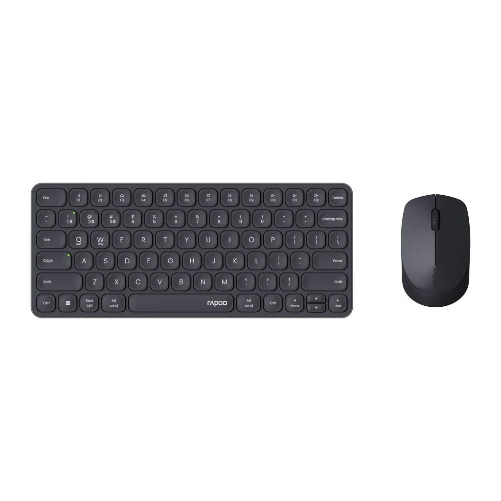 Rapoo 9010m combo set teclado qwerty(nl) + ratón negro