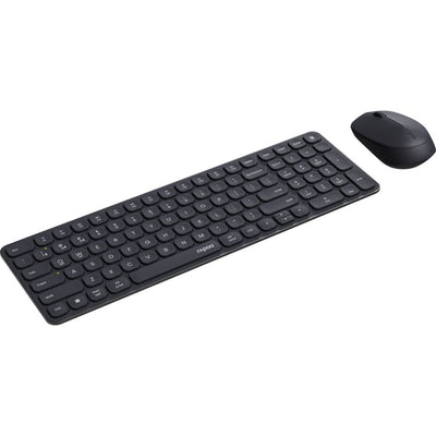 Rapoo 9310m combo set teclado qwerty(nl) + ratón negro
