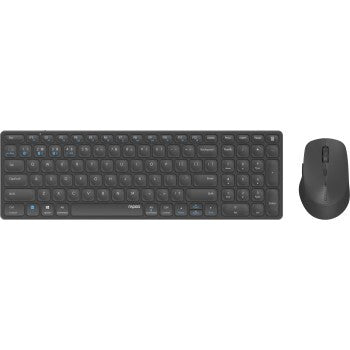 Rapoo 9700m Wireless Multimode Blade Combo Conjunto de gris oscuro Qwerty US