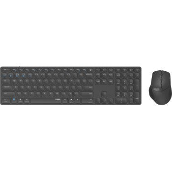 Rapoo 9800m Wireless Multim. Combo Combo de tamaño completo Juego de gris oscuro Qwerty US