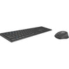 Rapoo 9800m wireless multim. Blade Combo full size set grigio scuro qwerty us
