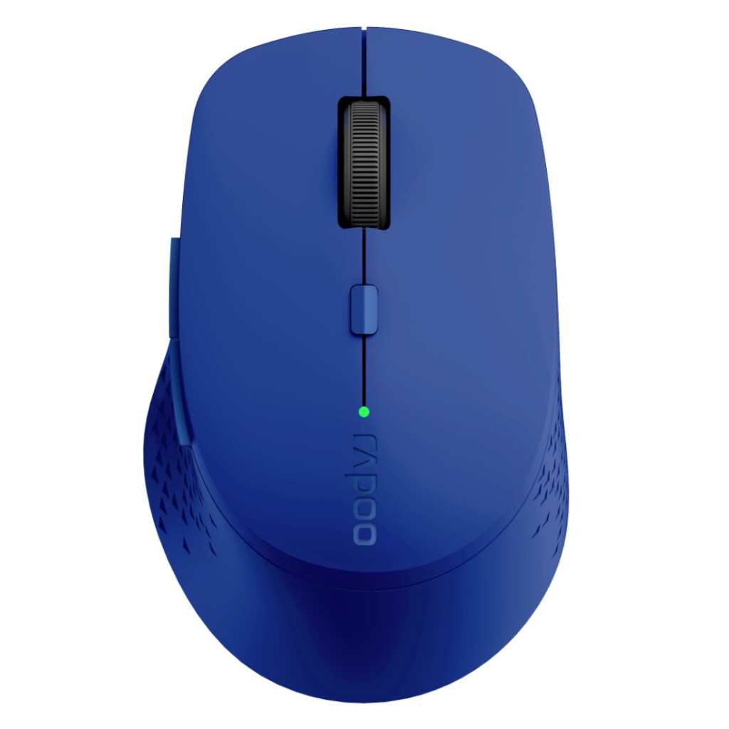 Mouse ottico wireless multimodale silenzioso Rapoo m300 blu