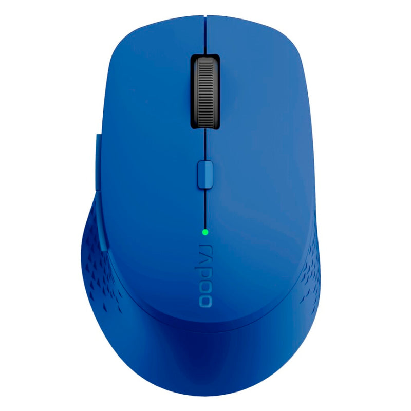 Mouse ottico wireless multimodale silenzioso Rapoo m300 blu