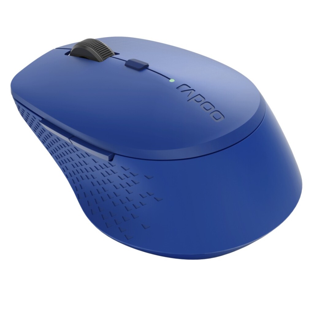 Mouse ottico wireless multimodale silenzioso Rapoo m300 blu