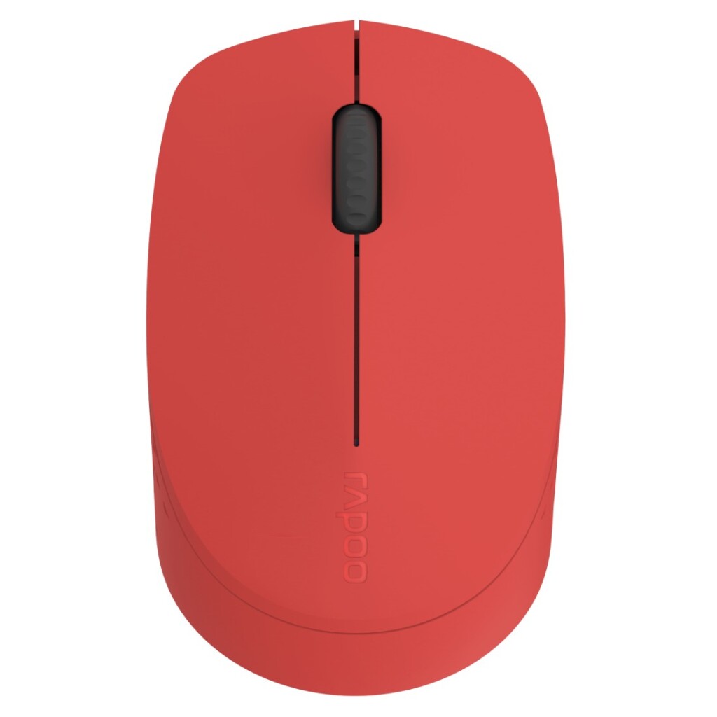 Mouse ottico wireless multimodale silenzioso Rapoo m100 rosso