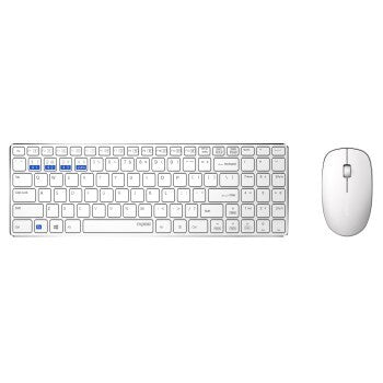 Rapoo Rapoo 9300m Multimodus Wireless Ultraslin Desktop Combo Set Qwerty White