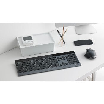 Rapoo Rapoo 9900m Wireless Ultra-Slim Multi-Fashion Desk Set Onion Black