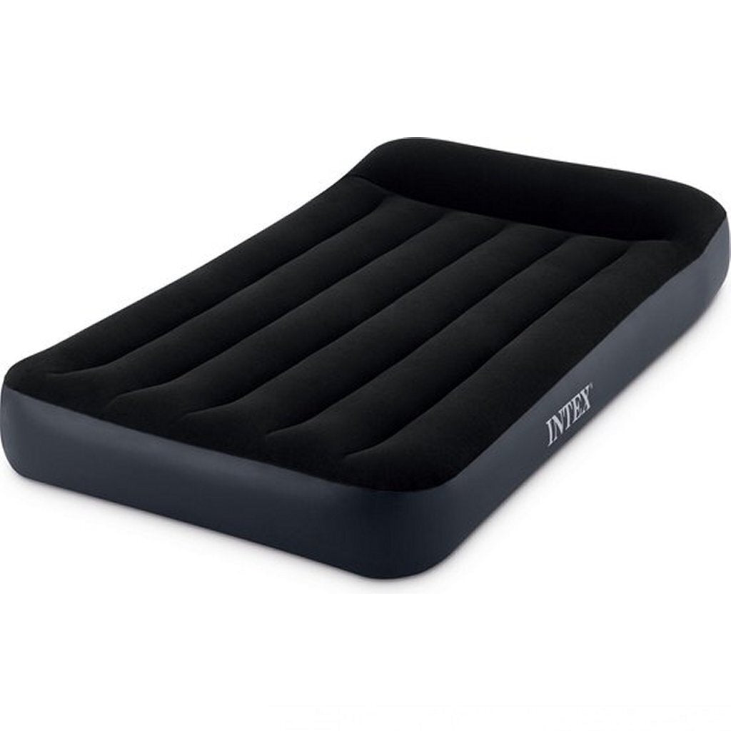 Intex 64146 REST de almohada Twin Airbed + Bomba 99x191x25 cm Negro