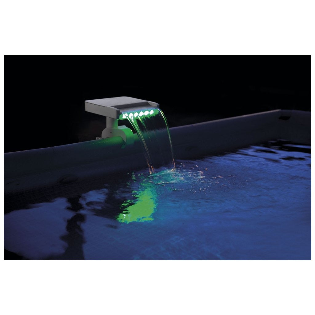 Intex multi-color led waterval cascade voor zwembad