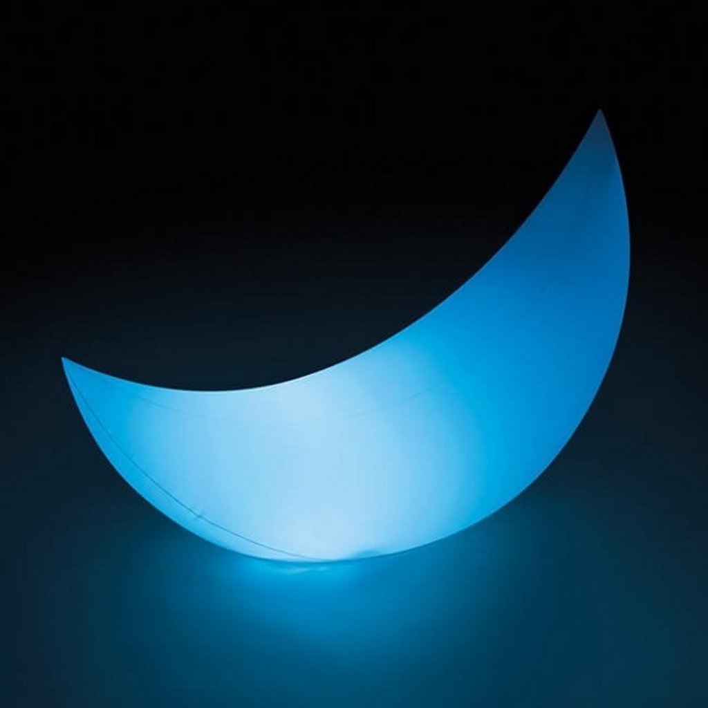 INTEX 68693 Iluminación LED inflable Half Moon 135x43x89 cm