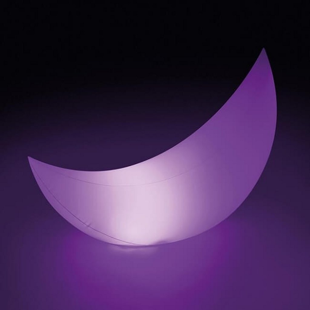 INTEX 68693 Iluminación LED inflable Half Moon 135x43x89 cm