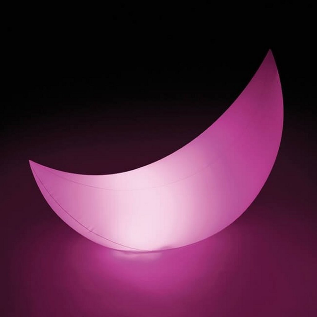 INTEX 68693 Iluminación LED inflable Half Moon 135x43x89 cm